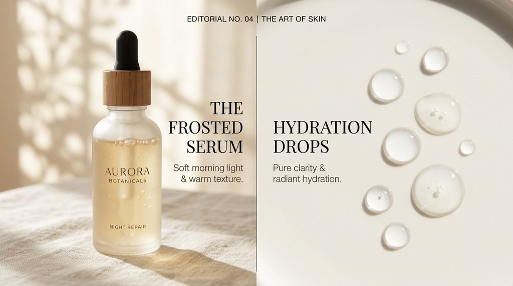 Minimalist split image representing myth versus fact in skincare.